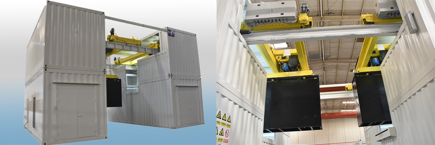 雙倉(cāng)重卡快速換電站